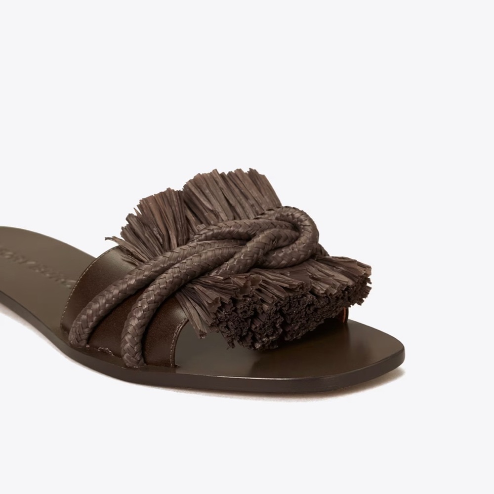 🆕Tory Burch Rope Flat Slide - Picture 2 of 6